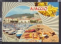 O9906 AJACCIO LE PORT PIN-UP GIRLS TOPLESS Corse-du-Sud 2A VG